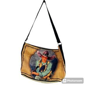 El Paso Saddle Blanket Company Cowgirl Purse Bag Western Rodeo Satchel Vintage